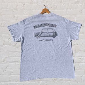 Florida Carshow Double-Sided T-shirt Funshine Minifest Mini Cooper XL